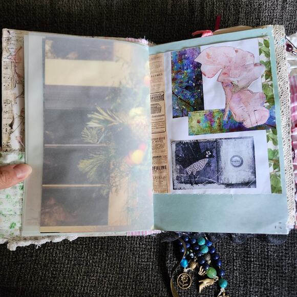 "More Than Happy" Junk Journal, 9in x 6in x 2.5in, 158pages - Picture 7 of 15